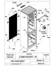 Схема №3 CDK34300 BEKO (7398810001) с изображением Дверка для холодильника Beko 4569790100