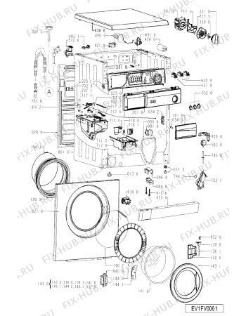 Схема №1 AWF 414 с изображением Микротермостат для стиральной машины Whirlpool 481928228711