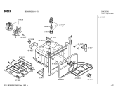Схема №1 HBN43W320 Horno bosch indep.multif.blanc.reloj ec2 с изображением Передняя часть корпуса для духового шкафа Bosch 00441242