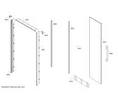 Схема №2 FID18M1EL1 с изображением Декоративная рамка для холодильника Bosch 00773259