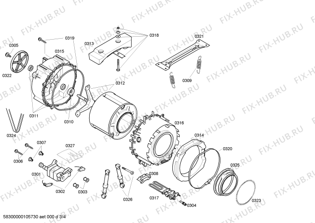 Схема №1 WFO2062PL Maxx WFO2062 с изображением Панель управления для стиралки Bosch 00442304