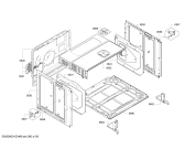 Схема №3 HB76GB560 с изображением Фронтальное стекло для духового шкафа Siemens 00681177