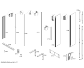 Схема №3 B36ET71SN с изображением Монтажный набор для холодильника Bosch 00700114