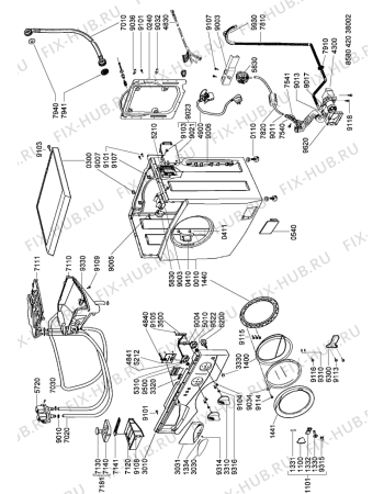Схема №1 PDP 619/P PL с изображением Люк и обрамление для стиралки Whirlpool 481246268947