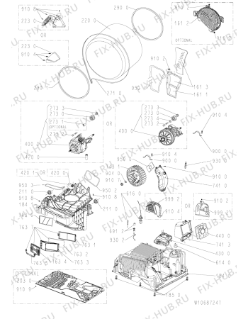 Схема №3 AMA 2810 с изображением Обшивка для стиральной машины Whirlpool 481010718312