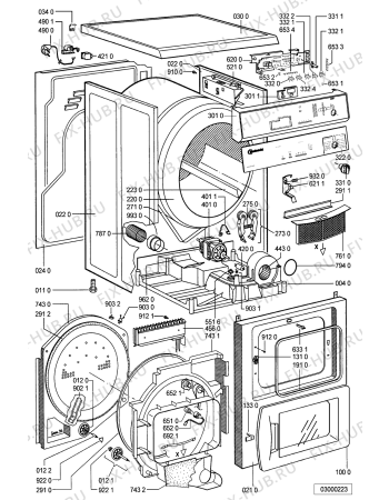 Схема №1 TRA 5479 с изображением Декоративная панель для электросушки Whirlpool 481245219967