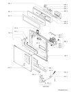 Схема №1 GSI 2150 SW с изображением Дверца для электропосудомоечной машины Whirlpool 481944019863