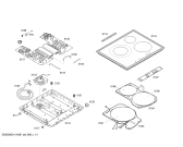 Схема №1 PIK645Q01E с изображением Стеклокерамика для плиты (духовки) Bosch 00475933