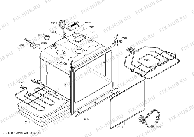 Схема №2 B15M74C0 с изображением Часы для духового шкафа Bosch 00659645