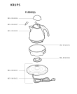 Схема №1 FLB1D4(0) с изображением Тэн для чайника (термопота) Krups MS-0926091