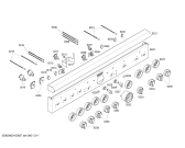 Схема №2 PD486GLBS с изображением Панель управления для плиты (духовки) Bosch 00473026