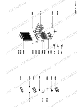 Схема №1 INT 14 с изображением Корпусная деталь для холодильника Whirlpool 481245228277