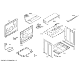 Схема №2 3HT516XP с изображением Передняя часть корпуса для духового шкафа Bosch 00662359