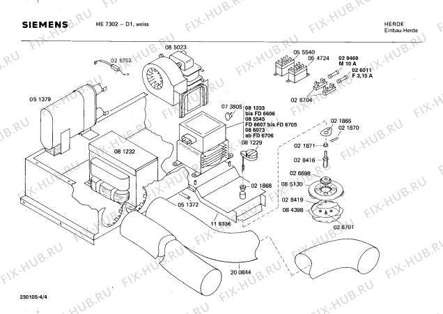 Схема №3 HE7500 с изображением Кулинарная книга для электропечи Siemens 00512862