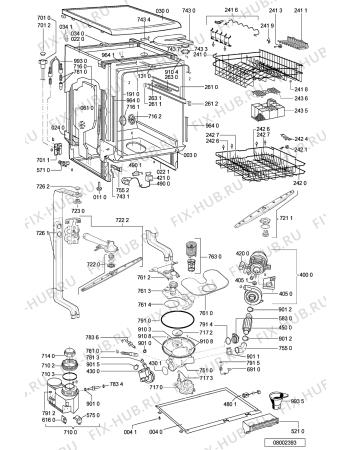 Схема №1 GSF GULDSEGL WS с изображением Блок управления для посудомоечной машины Whirlpool 481221478716