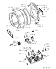 Схема №1 AWZ 2303 с изображением Обшивка для электросушки Whirlpool 481245217678