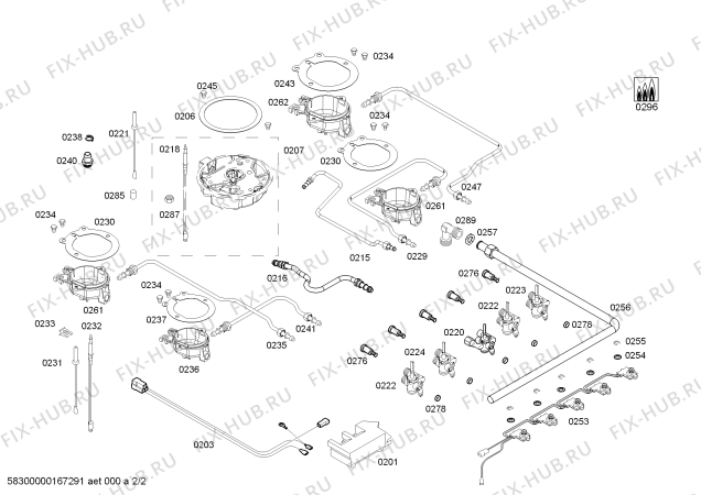 Схема №1 EC745RT90A ENC.EC745RT90E 4G+1W TIMER SE70F IH5 с изображением Рассекатель горелки для электропечи Siemens 00616367