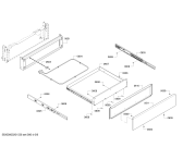 Схема №3 HII8055C с изображением Выдвижной ящик для электропечи Bosch 00775744