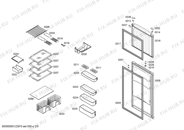 Схема №1 KD42VV00NE с изображением Дверь для холодильной камеры Siemens 00245378