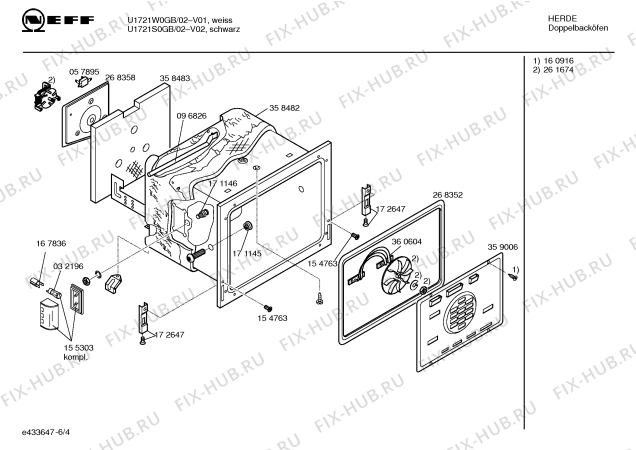 Схема №1 U1721S0GB с изображением Фронтальное стекло для электропечи Bosch 00365322