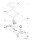 Схема №1 EKV 5460 BR с изображением Втулка для плиты (духовки) Whirlpool 481244039107