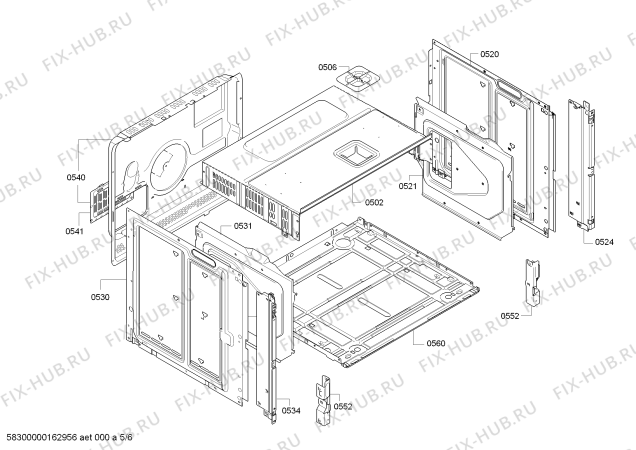 Схема №2 HB73LS552E с изображением Панель управления для духового шкафа Siemens 00740195