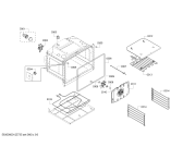 Схема №2 HBN3460UC с изображением Панель управления для плиты (духовки) Bosch 00479350