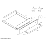 Схема №2 WS260110 с изображением Выдвижной ящик для духового шкафа Bosch 00473456