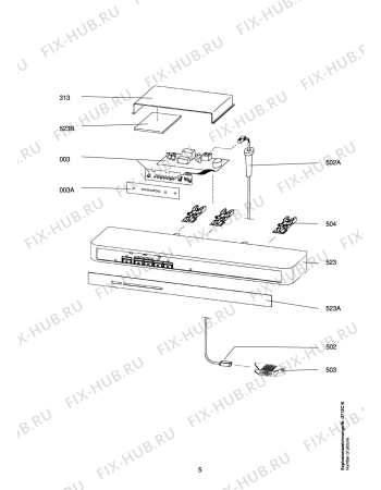 Взрыв-схема холодильника Aeg O.ARCTIS S.2773-4GS - Схема узла Freezer electrical equipment