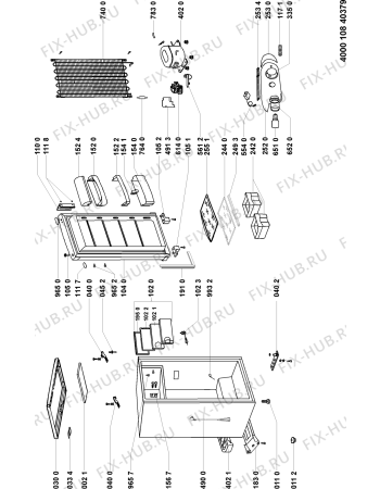 Схема №1 KV 175 PLUS с изображением Криостат для холодильника Whirlpool 481010615143