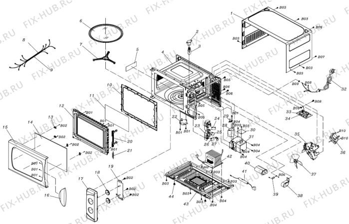 Схема №1 CMO200MWII (250742, WP700JX20) с изображением Микропереключатель для микроволновой печи Gorenje 259218