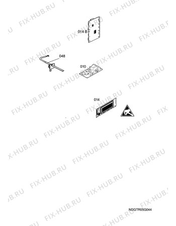 Взрыв-схема плиты (духовки) Arthurmartinelux AOC68441X  FR AFIPRI - Схема узла Functional parts