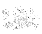 Схема №3 HBA74B150 Bosch с изображением Панель управления для электропечи Bosch 00740045
