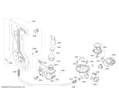 Схема №1 SMV50M60EU с изображением Панель управления для электропосудомоечной машины Bosch 00704453