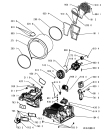 Схема №1 AZA-HP 7771 с изображением Опора барабана для стиралки Whirlpool 480112101506