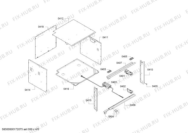 Схема №2 BSP250610 с изображением Внешняя дверь для духового шкафа Bosch 00689579