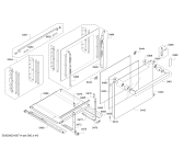 Схема №4 HB78BC571E с изображением Фронтальное стекло для духового шкафа Siemens 00688357