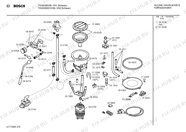 Схема №2 TKA6300 combi cup с изображением Цоколь для кофеварки (кофемашины) Bosch 00299669