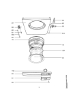 Схема №3 LAVW1238-W с изображением Порошкоприемник (дозатор) для стиральной машины Aeg 1106827007