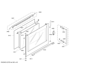 Схема №4 HBN36L671 с изображением Фронтальное стекло для духового шкафа Bosch 00477823