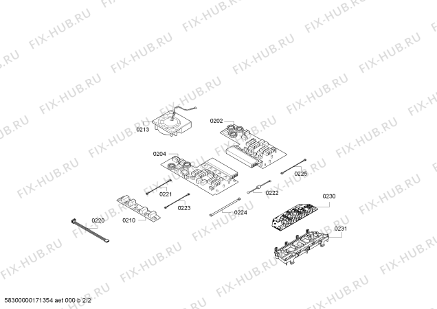Схема №2 T52D53X2 IH6.1 - Flex с изображением Стеклокерамика для духового шкафа Bosch 00689645