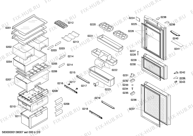 Схема №1 KGX28846TI с изображением Клавиша Bosch 00168248