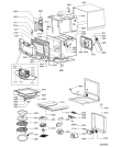 Схема №1 MW 49 с изображением Дверца для свч печи Whirlpool 481245938093