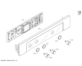 Схема №3 HBL5620UC с изображением Панель управления для духового шкафа Bosch 00685170