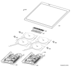 Схема №1 63476IU-WN с изображением Керамическая поверхность для духового шкафа Aeg 140005556067