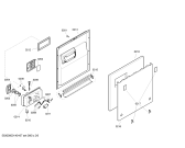 Схема №3 S54E53X0GB с изображением Передняя панель для посудомойки Bosch 00675136