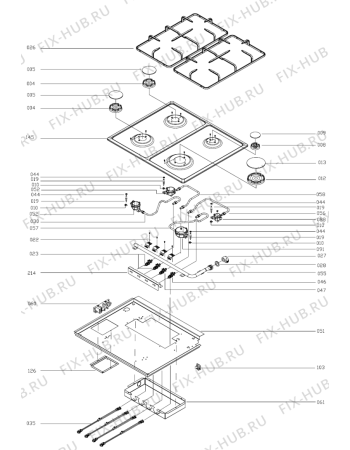 Схема №1 VDS4623.0002 (271194, VDS4623.0002) с изображением Труба для плиты (духовки) Gorenje 282120