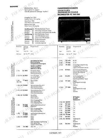 Взрыв-схема телевизора Siemens FC366 - Схема узла 02