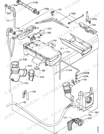 Взрыв-схема стиральной машины Atlas KT233-3 - Схема узла Hydraulic System 272