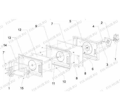 Взрыв-схема микроволновой печи Gorenje CBM9000E (166661, BT32CF2) - Схема узла 07